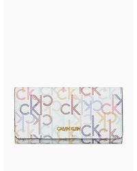 calvin klein wallet white