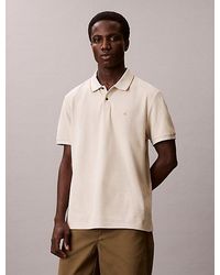 Calvin Klein - Cotton Piqué Polo Shirt - Lyst