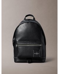 Calvin Klein - Pebbled Signature Logo Trolley Backpack - Lyst