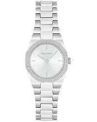 Calvin Klein - Sculpted Geometric Bracelet Watch - Lyst