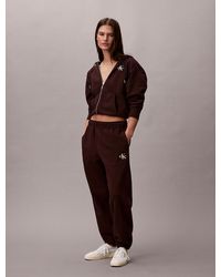 Calvin Klein - Cotton Terry Monogram Joggers - Lyst