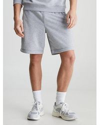 Calvin Klein - Shorts deportivos de felpa francesa - Lyst