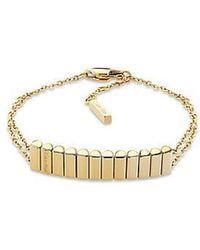 Calvin Klein - Jeans Modern Repetition Plated Steel Bracelet - Lyst