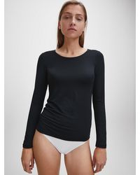 Calvin Klein Camiseta de pijama - Sculpted - Negro