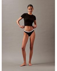 Calvin Klein - Thong Icon Logo - Lyst