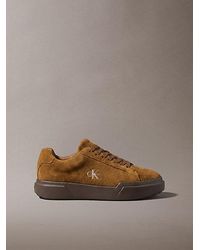 Calvin Klein - Jeans Suede Durable Traction Chunky Trainers - Lyst