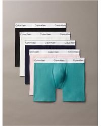 Calvin Klein - 5 Pack Boxer Briefs - Lyst