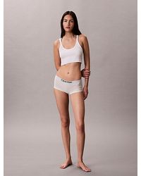 Calvin Klein - Boy Shorts Extra Soft Cotton Stretch - Lyst