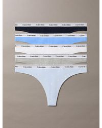 Calvin Klein - 5 Pack Thongs - Lyst