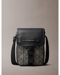 Calvin Klein - Emblem Jacquard Reporter Bag - Lyst