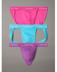 Calvin Klein - Pack de 3 slips, tanga y suspensorio - Pride - Lyst