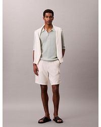 Calvin Klein - Jeans Cotton Waffle Knit Polo Shirt - Lyst
