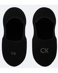 Calvin Klein - 2Er-Pack No-Show-Socken Aus Weicher, Glänzender Baumwolle - Lyst