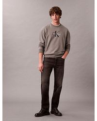 Calvin Klein - Jeans Oversized Monogram Sweatshirt - Lyst