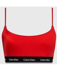Calvin Klein - Parte de arriba de bikini de corpiño - CK Meta Legacy - Lyst