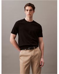 Calvin Klein - Tech Knit Crewneck Sweater T-Shirt - Lyst