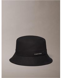 Calvin Klein - Cotton Twill Bucket Hat - Lyst