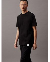 Calvin Klein - Camiseta larga holgada de algodón - Lyst