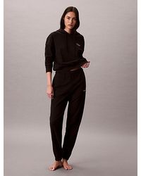 Calvin Klein - Cotton Blend Terry Lounge Joggers - Lyst