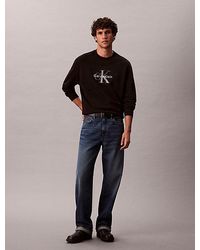 Calvin Klein - Jeans Oversized Monogram Sweatshirt - Lyst