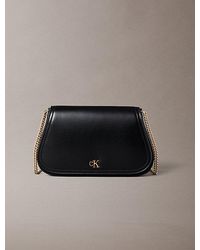 Calvin Klein - Monogram Hardware Chain Shoulder Bag - Lyst