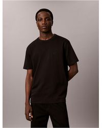 Calvin Klein - Varsity Logo Interlock Tee - Lyst