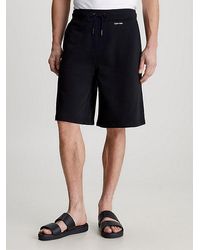 Calvin Klein - Shorts de chándal de felpa modal - Lyst