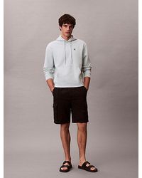 Calvin Klein - Jeans Cotton Terry Monogram Hoodie - Lyst