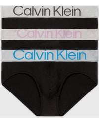 Calvin Klein - 3 Pack Briefs - Steel Micro - Lyst