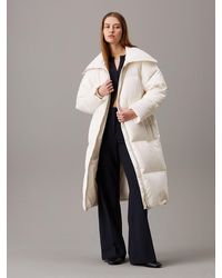 Calvin Klein - Recycled Polyester Padded Down Coat - Lyst