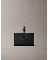 Calvin Klein - Pebbled Leather Rfid Wrist Strap Wallet - Lyst