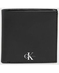 Calvin Klein - Dreifach faltbares RFID-Lederportemonnaie - Lyst