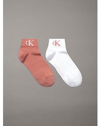 Calvin Klein - 2Er-Pack Knöchelsocken - Lyst