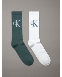 Calvin Klein - 2 Pack Crew Socks - Lyst