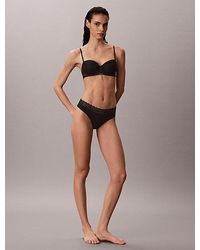 Calvin Klein - Thong Cotton Lace - Lyst