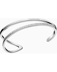 Calvin Klein Pulsera abierta - Outline - Metálico