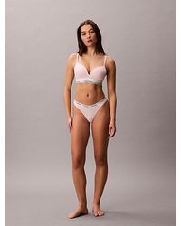 Calvin Klein - Thong Icon Logo - Lyst
