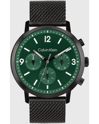 Calvin Klein - Multifunction Mesh Bracelet Watch - Lyst