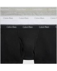 Calvin Klein - 3 Pack Trunks - Cotton Classics - Lyst