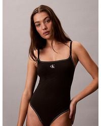Calvin Klein - Cut Out Swimsuit Intense Power - Lyst