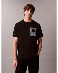 Calvin Klein - Block Logo Graphic Tee - Lyst