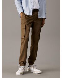 Calvin Klein - Pantalon Cargo Skinny En Ripstop - Lyst