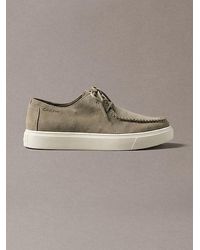 Calvin Klein - Suede Hybrid Derby Shoes - Lyst