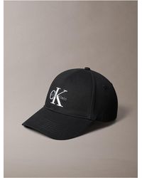 Calvin Klein - Embroidered Monogram Logo Twill Cap - Lyst