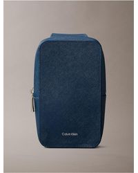 Calvin Klein - Refined Saffiano Phone Crossbody Bag - Lyst