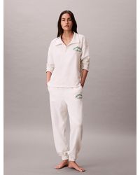 Calvin Klein - Cotton Heritage Logo Lounge Joggers - Lyst