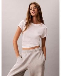 Calvin Klein - Lounge T-Shirts Icon Cotton Stretch - Lyst