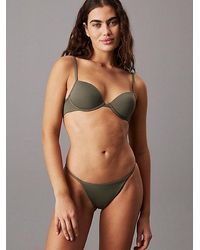 Calvin Klein - Parte de arriba de bikini push up - CK Essentials - Lyst