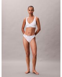 Calvin Klein - Unlined Triangle Bralette - Lyst