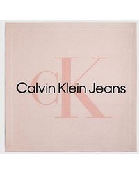 Calvin Klein - Bufanda con logo - Lyst